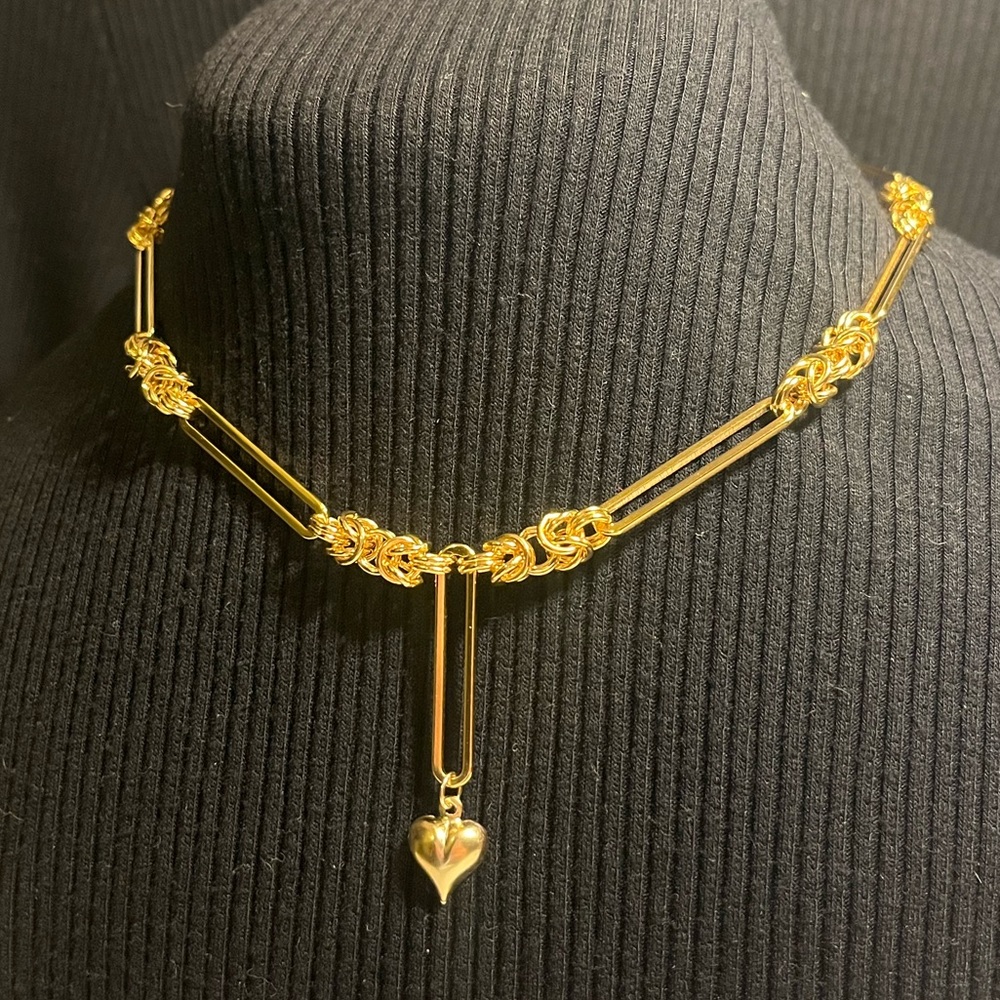 Heart Pendant Necklace (14K GOLD FILLED & GOLD PLATED)